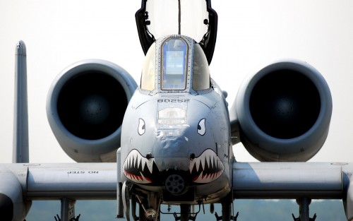 Moody Air Force Bases first A-10C Thunderbolt II sits on the ramp after its arrival Aug. 7. This air