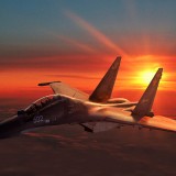 sunset-sukhoi-jet-russian-military-su-30mki